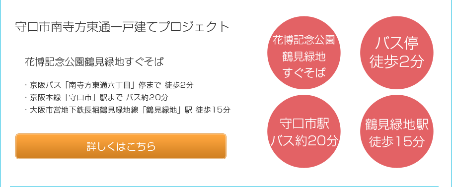 守口市南寺方東通一戸建てプロジェクト
